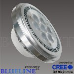 &nbsp;Blueline economy&nbsp;LED QR111 230V AC WIRE&nbsp;14W&nbsp;warm wit&nbsp;7x2 watt Cree Q2-Q4 X